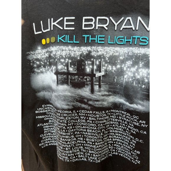 Luke Bryan Official Concert T, size L - Picture 4 of 4
